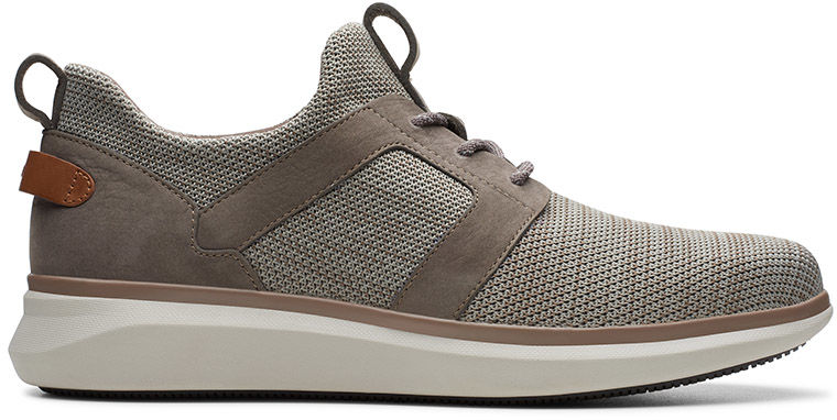 Półbuty sportowe męskie Clarks Un Globe Lace szare 261401837
