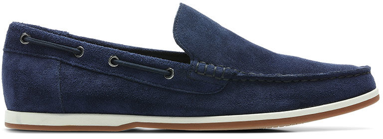 Mokasyny męskie Clarks Morven Sun granatowe261420737