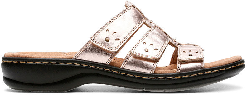 Klapki damskie Clarks Leisa Spring złote261351354