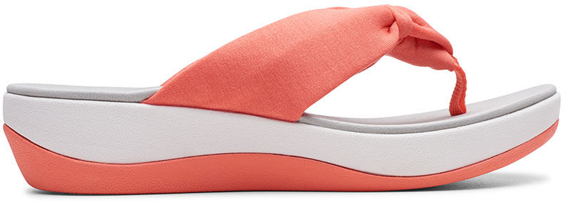 Klapki damskie Clarks Arla Glison czerwone261422434