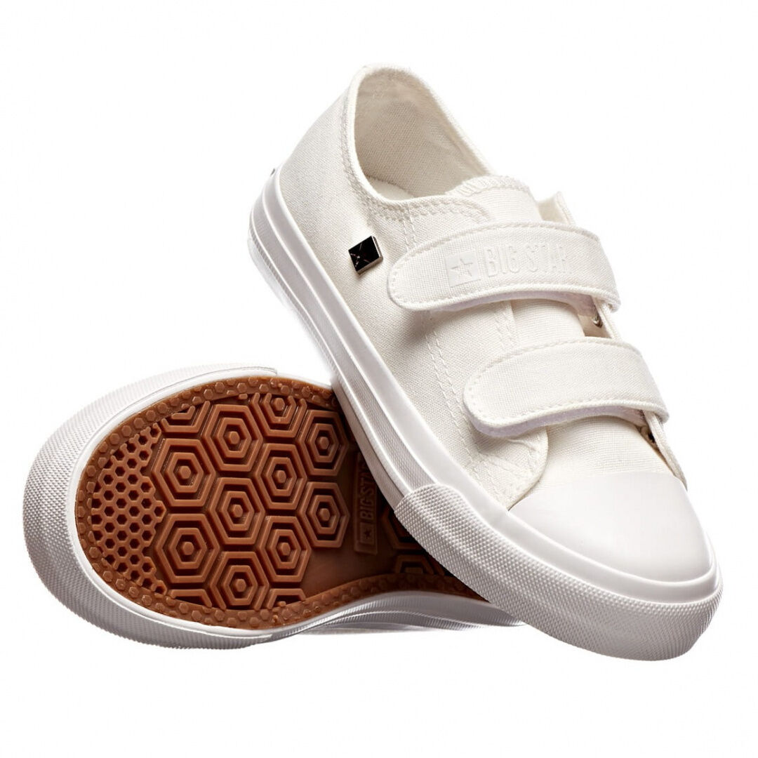 Trampki dziecięce na rzepy BIG STAR FF374096 białe