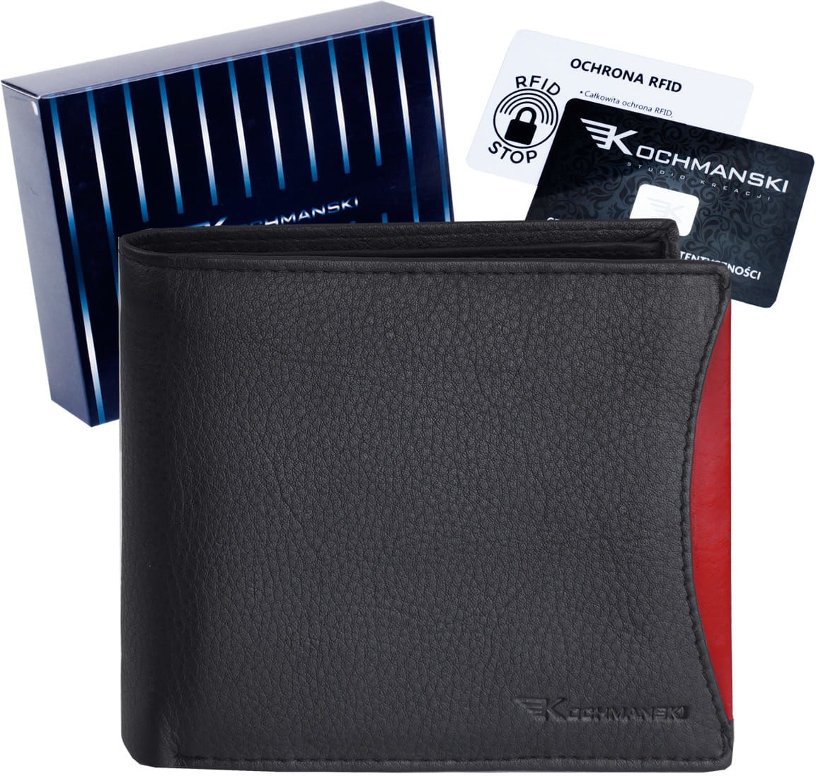 KOCHMANSKI skórzany portfel męski RFID 3253