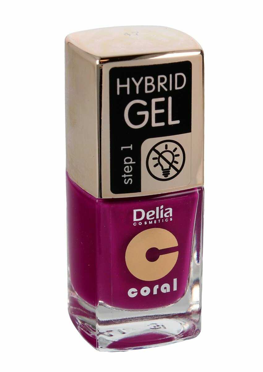 Delia Cosmetics, Coral Hybrid Gel, emalia do paznokci 47, 11 ml