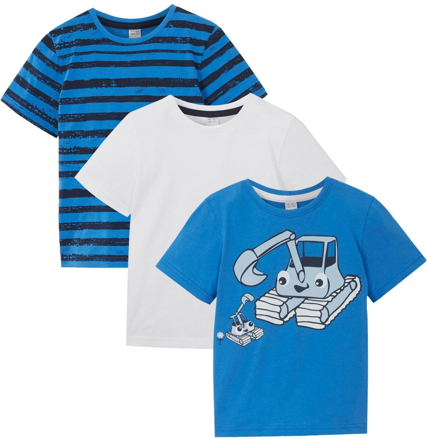 T-shirt dziecięcy (3 szt.), bawełna organiczna - bonprix