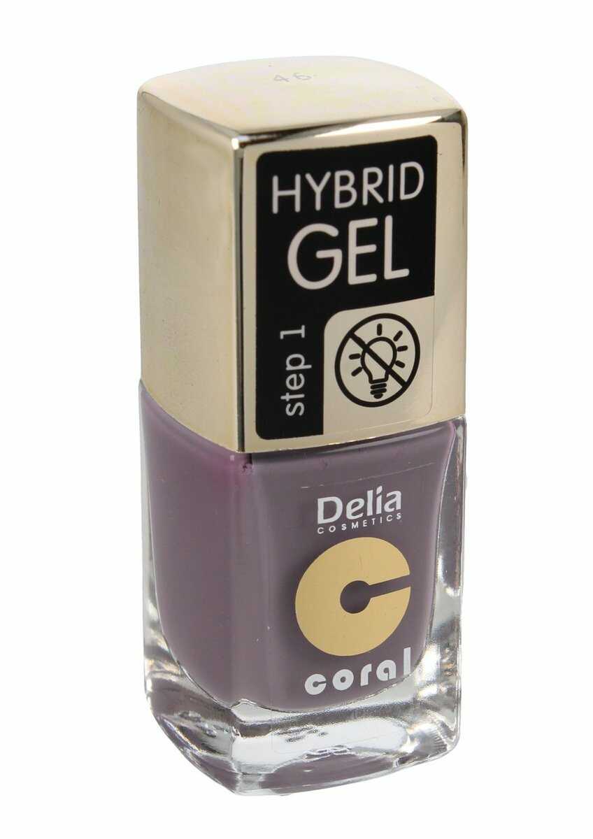 Delia Cosmetics, Coral Hybrid Gel, emalia do paznokci 46, 11 ml