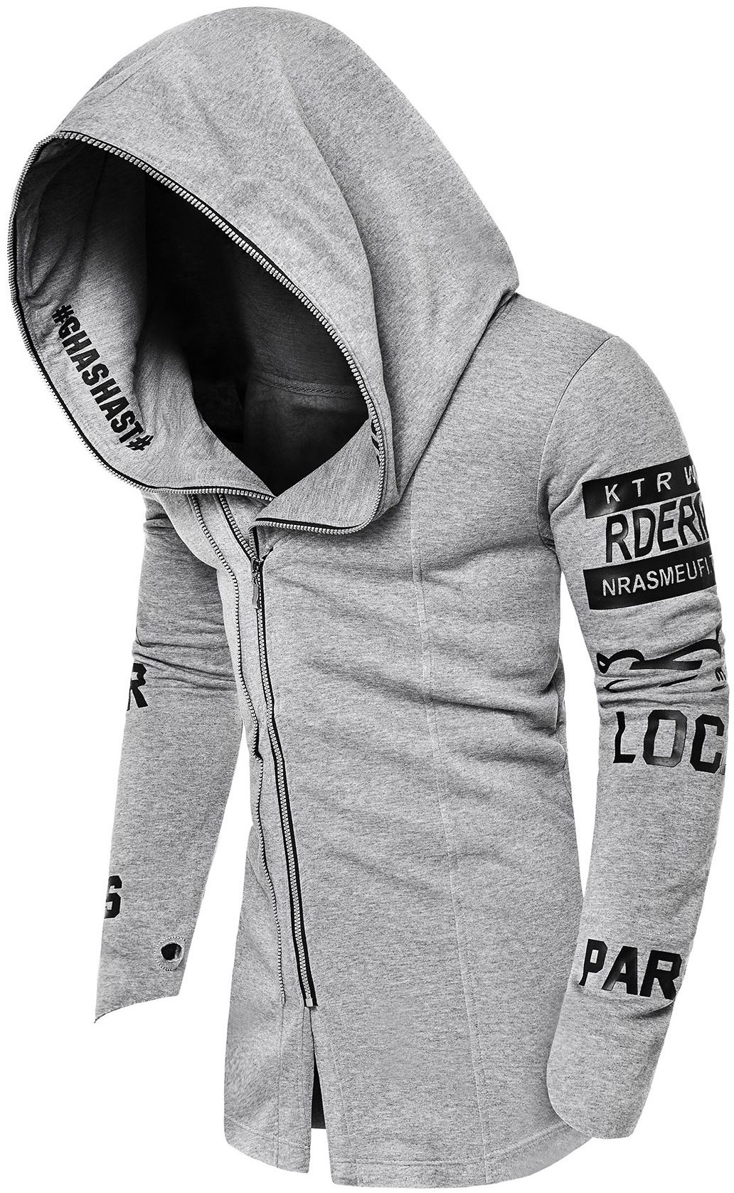 Męska bluza z kapturem rdi 1937 - szara assasin creed