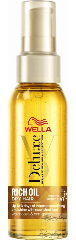 WELLA - Deluxe - Rich Oil Dry Hair - Bogaty olejek do włosów suchych - 100 ml