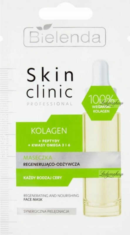 Bielenda - Skin Clinic Professional - Regenerating And Nourishing Face Mask - Kolagen - Regenerująco-odżywcza maseczka - 8 g