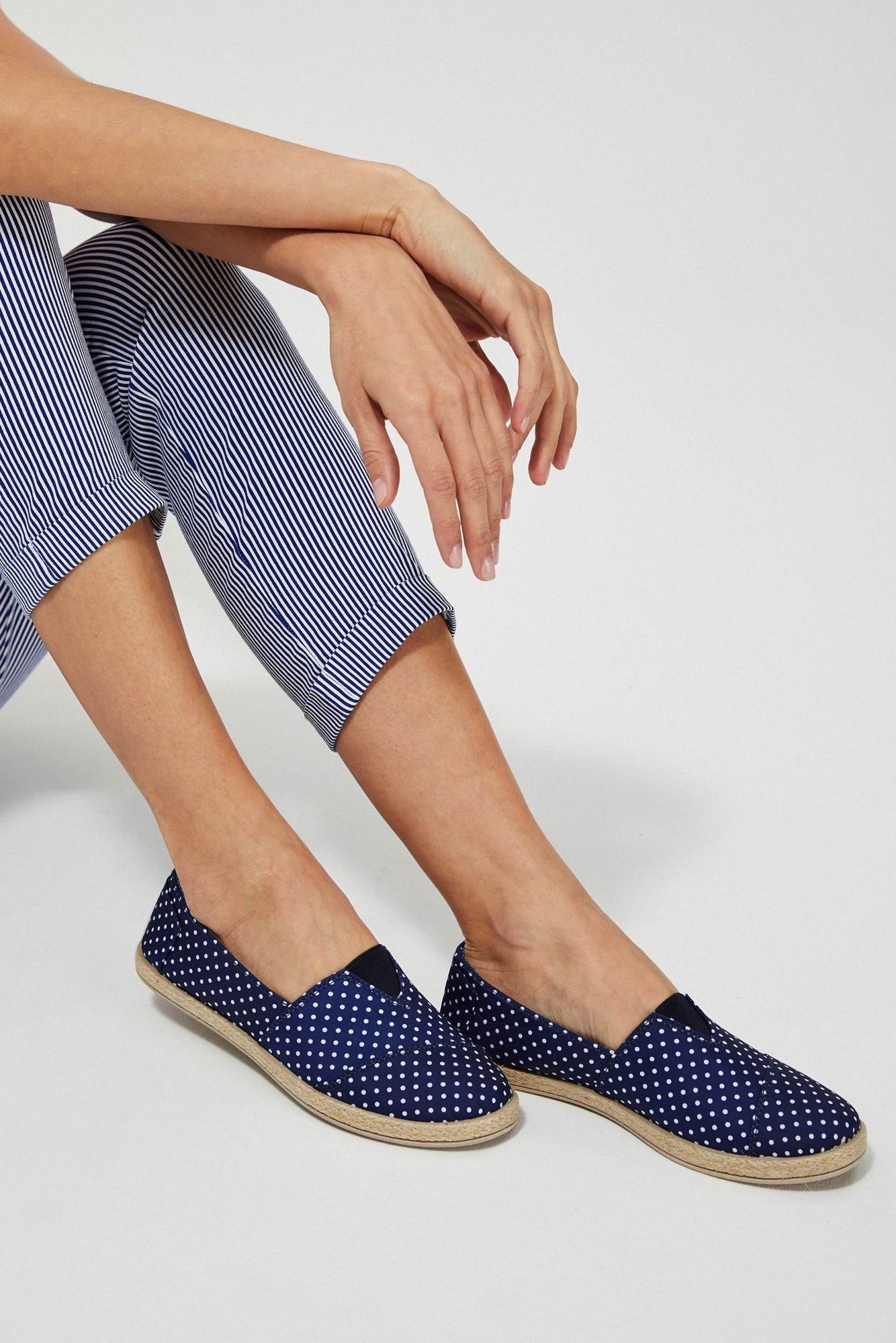 Espadryle z nadrukiem