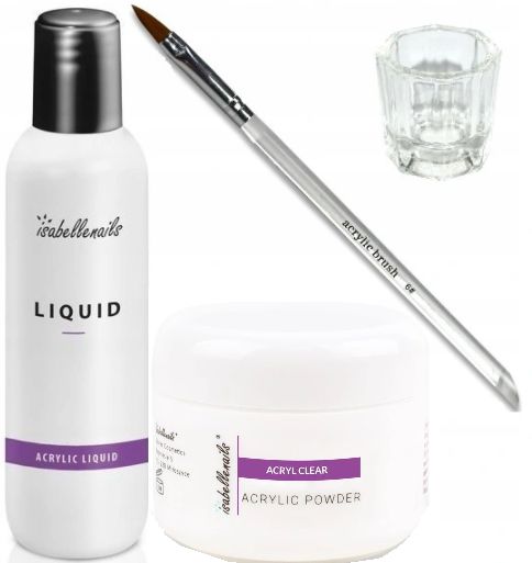 ZESTAW startowy AKRYLOWY 15ml Isabellenails proszek puder