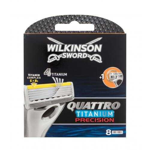 Wilkinson Sword Quattro Essential 4 Precision Trimmer wkład do maszynki 8 szt dla mężczyzn