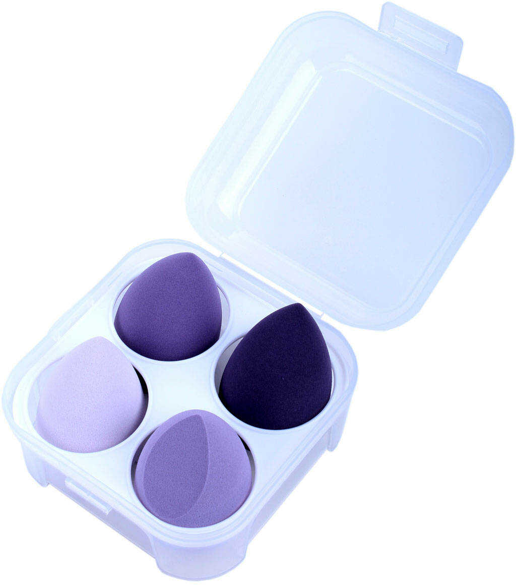 Blender box lila - gąbki do makijażu 4 szt.