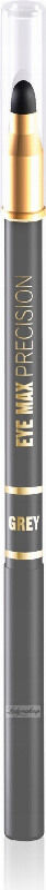 Eveline Cosmetics - EYE MAX PRECISION Eye Pencil - Automatyczna kredka do oczu z gąbką - GREY