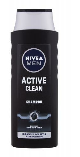 Nivea Men Active Clean szampon do włosów 400 ml dla mężczyzn