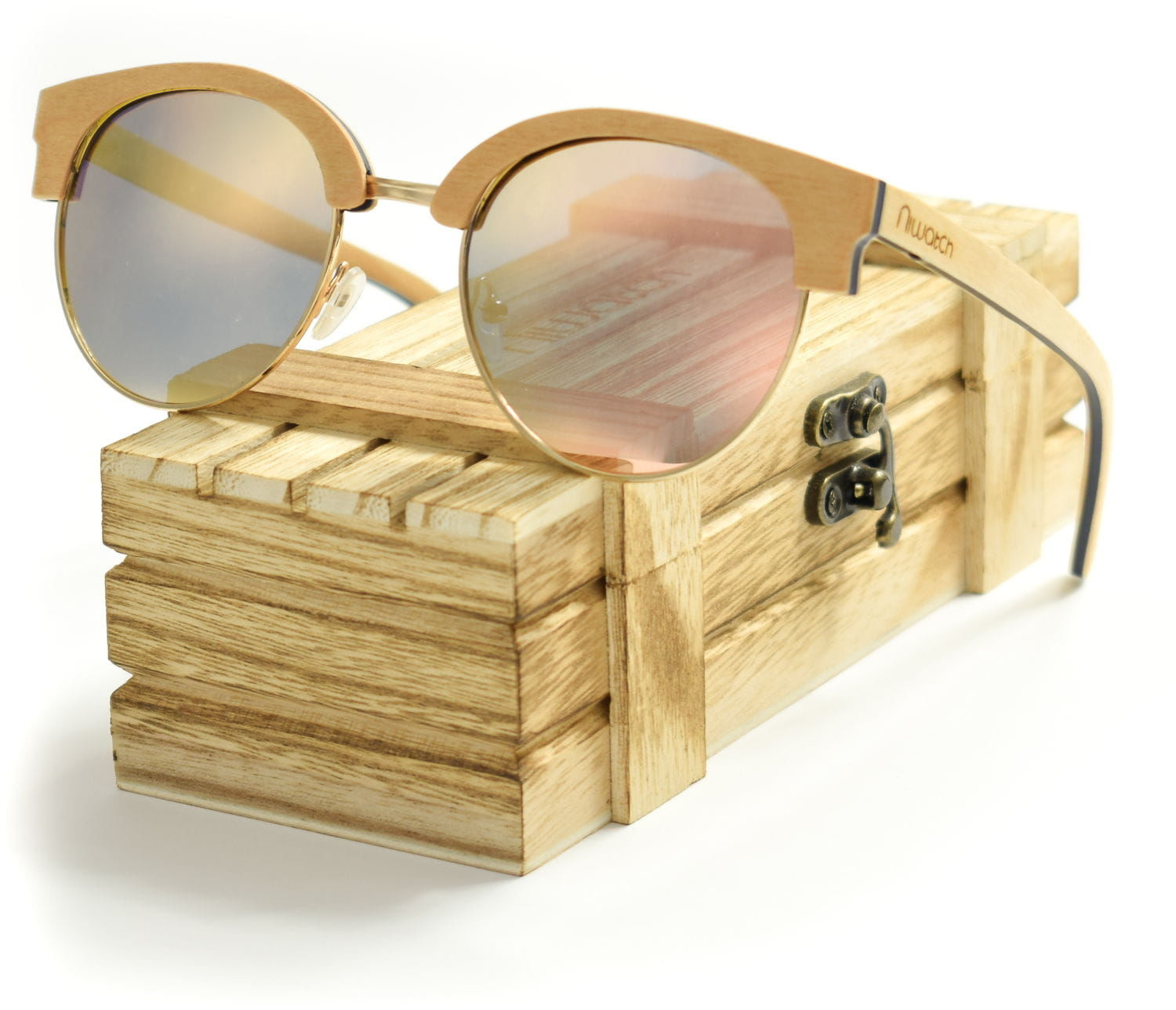 Drewniane okulary przeciwsłoneczne Niwatch Phoenix