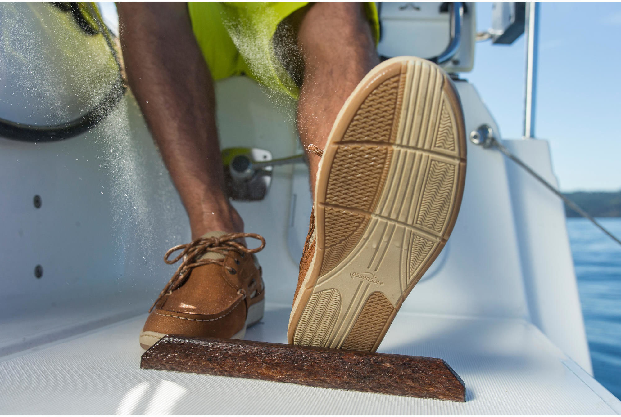Buty żeglarskie męskie Tribord Clipper skórzane