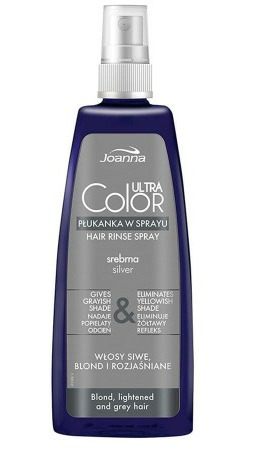 Płukanka do włosów blond w sprayu srebrna Joanna Ultra Color 150ml