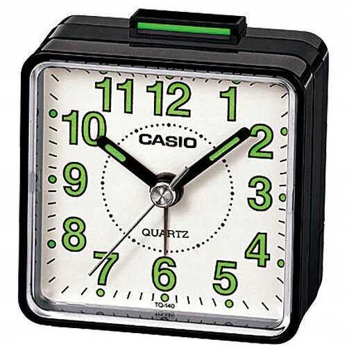 Casio - Budzik 1xAA czarny/biały
