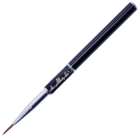 Pędzelek do zdobień Nail Art Brush czarny długość włosia 13mm MollyLac