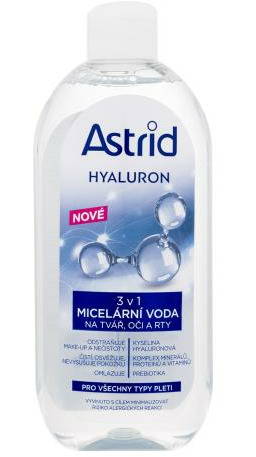 Astrid Hyaluron 3in1 Micellar Water płyn micelarny 400 ml dla kobiet