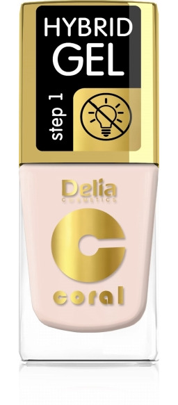 Delia Cosmetics Coral Hybrid Gel Emalia do paznokci nr 67 11ml