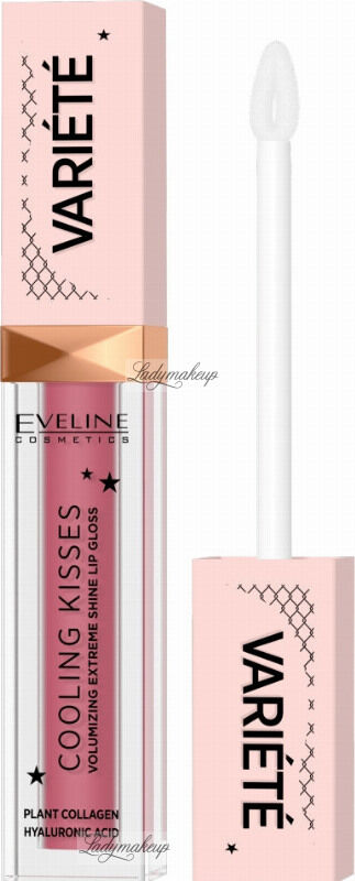 Eveline Cosmetics - Variete - Cooling Kisses Lip Gloss - Błyszczyk zwiększający objętość ust z efektem chłodzącym - 6,8 ml - 05 NEW ROMANCE