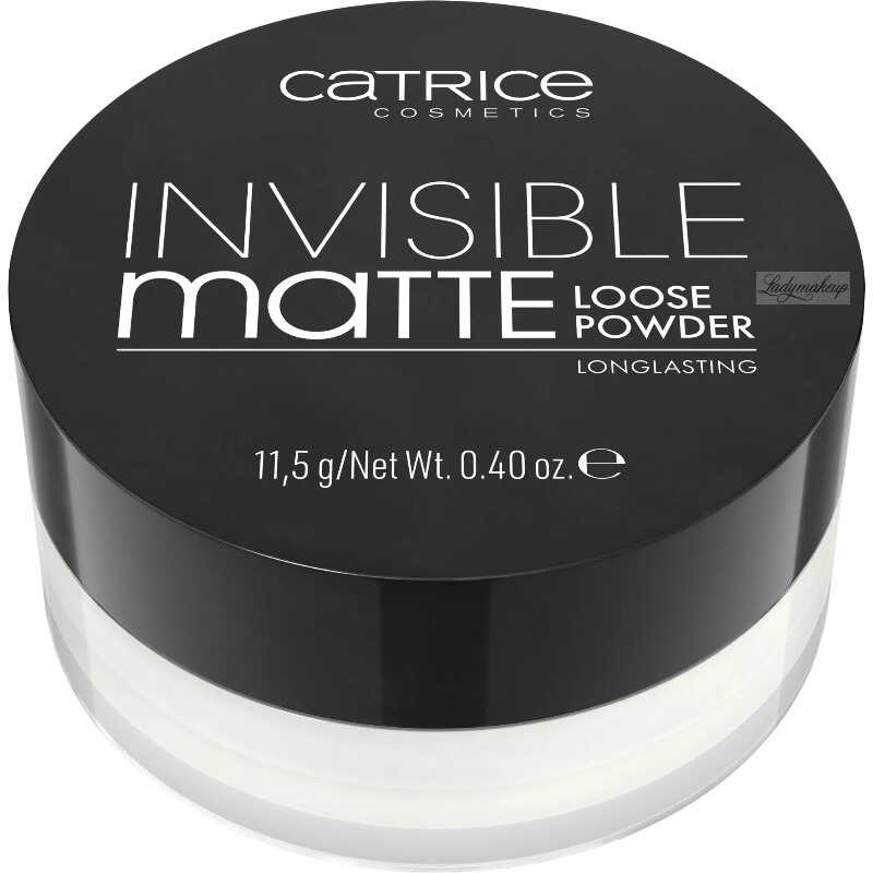 Catrice - INVISIBLE MATTE LOOSE POWDER - LONGLASTING - Matujący, sypki puder do twarzy - 11,5 g