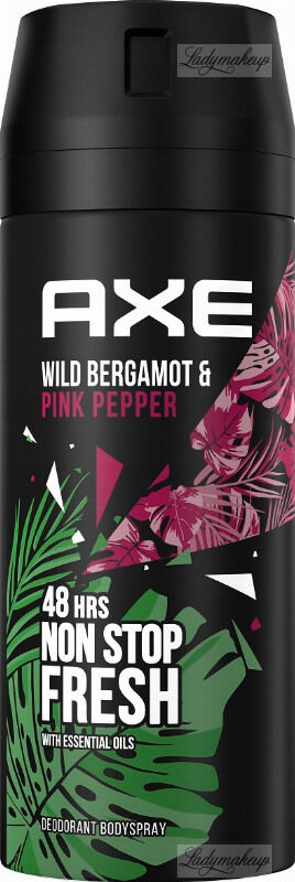 AXE - DEODORANT BODYSPRAY - Dezodorant w aerozolu dla mężczyzn - WILD BERGAMOT & PINK PEPPER - 150 ml