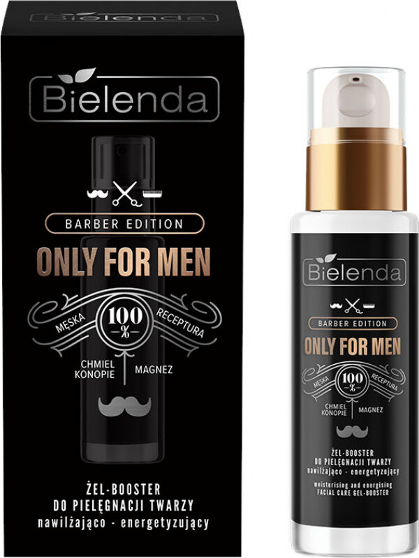 Bielenda - Only For Men Barber Edition - Facial Care Gel-Booster - Nawilżająco-energetyzujący żel-booster do twarzy - 30 ml