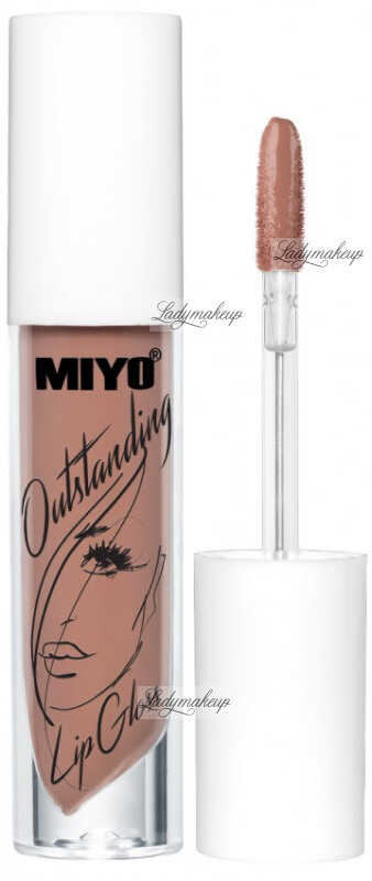 MIYO - OUTSTANDING - Lip Gloss - Kremowy błyszczyk do ust - 4 ml - 31 BISCUIT