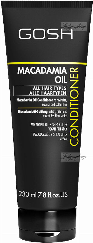 GOSH - MACADAMIA OIL - CONDITIONER - Odżywka do włosów z olejem makadamia