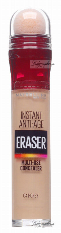 MAYBELLINE - Instant Anti-Age Eraser - Multi-Use Concealer - Wygładzający korektor do twarzy - 6,8 ml - 04 - HONEY