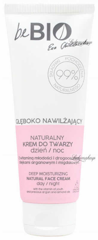 BeBio - Deep Moisturizing Natural Face Cream - Głęboko nawilżający, naturalny krem do twarzy - Dzień/ Noc - 75 ml
