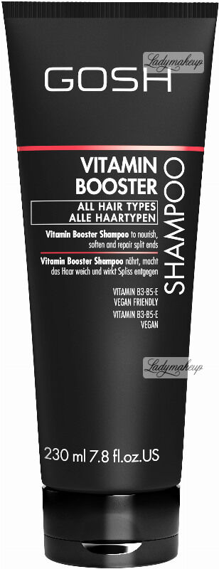 GOSH - VITAMIN BOOSTER - SHAMPOO - Witaminowy szampon do włosów zniszczonych