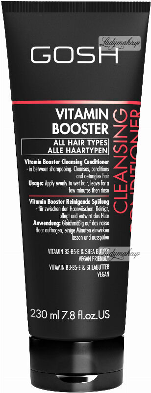 GOSH - VITAMIN BOOSTER - CLEANSING CONDITIONER - Hybrydowa odżywka myjąca do włosów