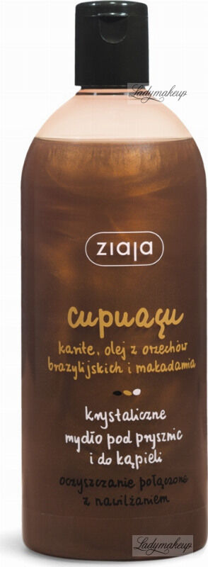 ZIAJA - Cupuacu - Krystaliczne mydło pod prysznic i do kąpieli - 500 ml