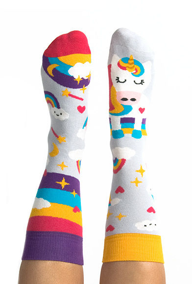 Nanushki Skarpety kolorowe z serii Happy Friends Unicorn
