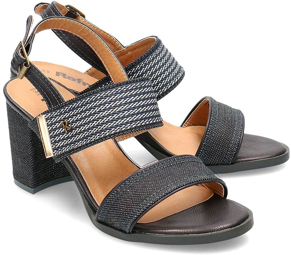 Refresh - Sandały Damskie - 69598 NAVY - Granatowy
