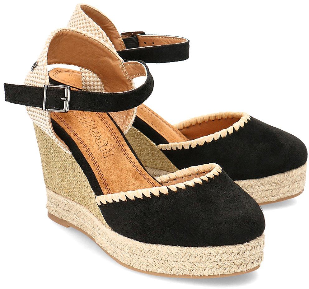 Refresh - Sandały Damskie - 69570 BLACK - Czarny
