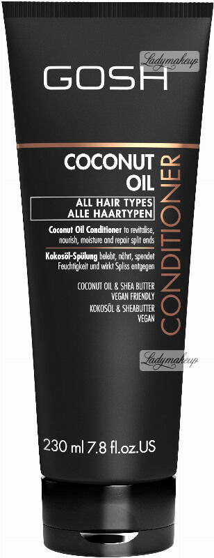 GOSH - COCONUT OIL - CONDITIONER - Odżywka do włosów z olejem kokosowym