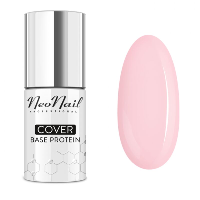 NeoNail - COVER Base Protein - Proteinowa, koloryzująca baza do paznokci - 7,2 ml - 7033-7 - NUDE ROSE