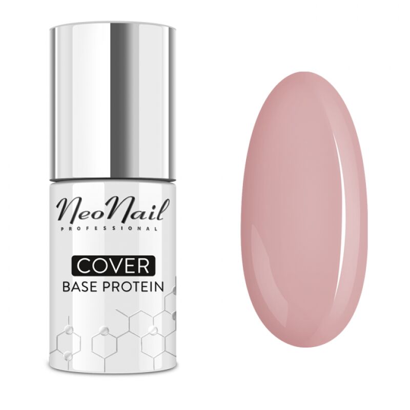 NeoNail - COVER Base Protein - Proteinowa, koloryzująca baza do paznokci - 7,2 ml - 7034-7 - NATURAL NUDE