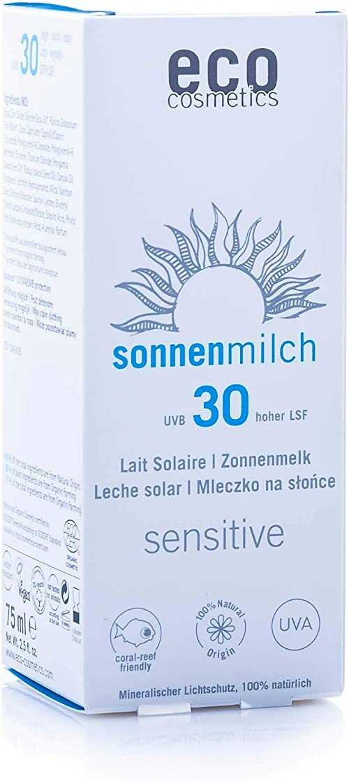 eco cosmetics Mleczko do opalania SPF 30"sensitiv" (75 ml)