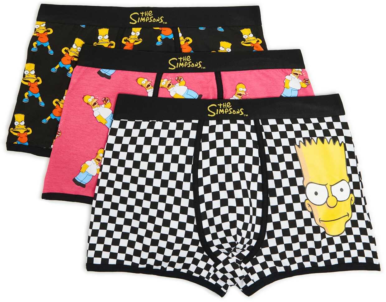 Cropp - 3 pack bokserek The Simpsons - Czarny
