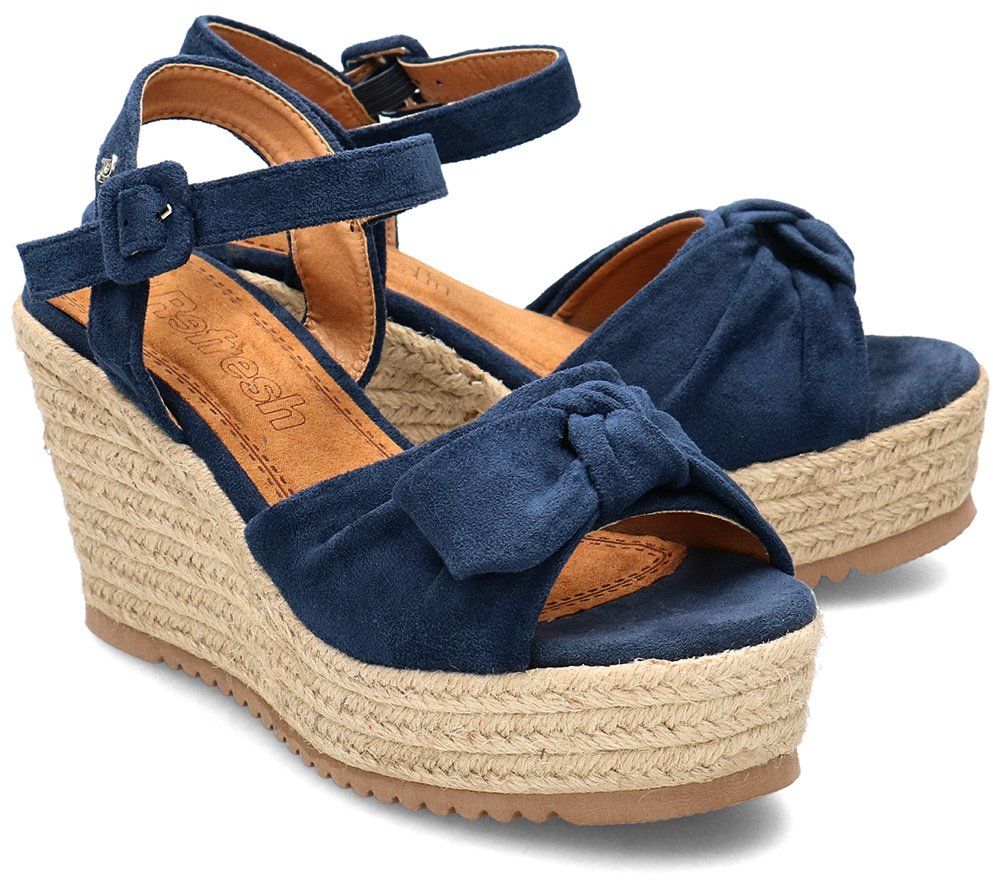Refresh - Sandały Damskie - 69572 NAVY - Granatowy
