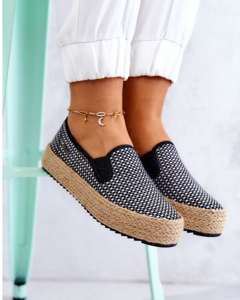 Damskie espadryle Big Star JJ274395 38 Czarne (5900714501921)