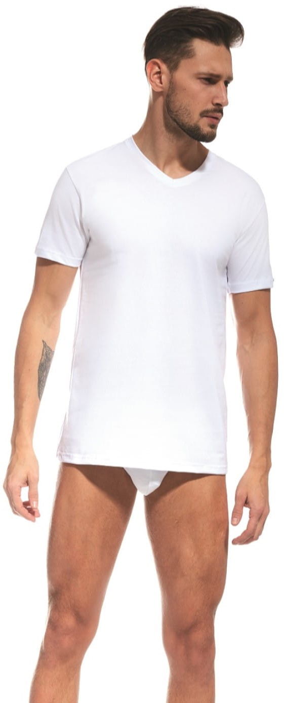 Koszulka męska Cornette Authentic 201 biała