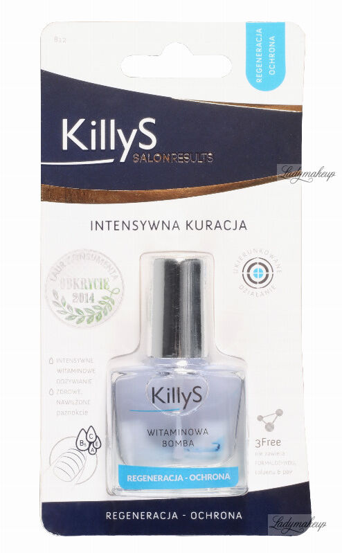 KillyS - VITAMIN BOOSTER - Witaminowa odżywka do słabych i łamiących się paznokci - 812