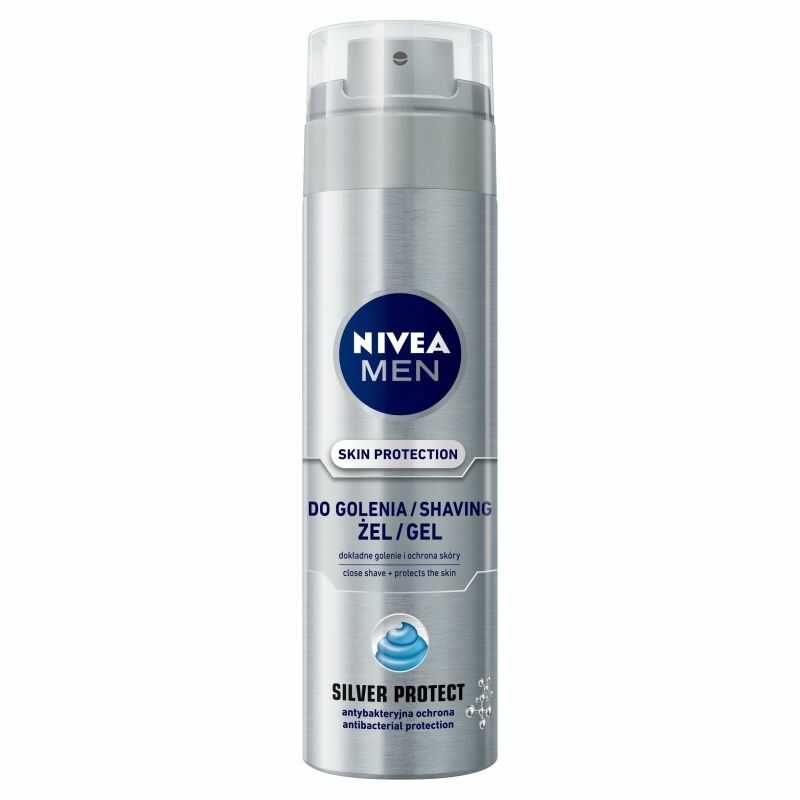 NIVEA_Men Skin Protection żel do golenia Silver Protect 200ml