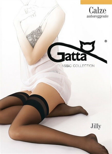 Gatta Jilly - Thigh High Stockings Nero Black